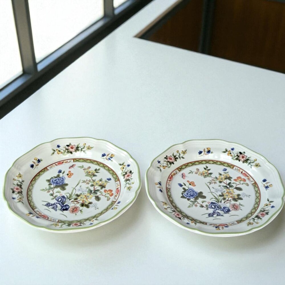 Mikasa Heritage Imari Bouquet Salad Plates F2006 set of 2 - Picture 3 of 8